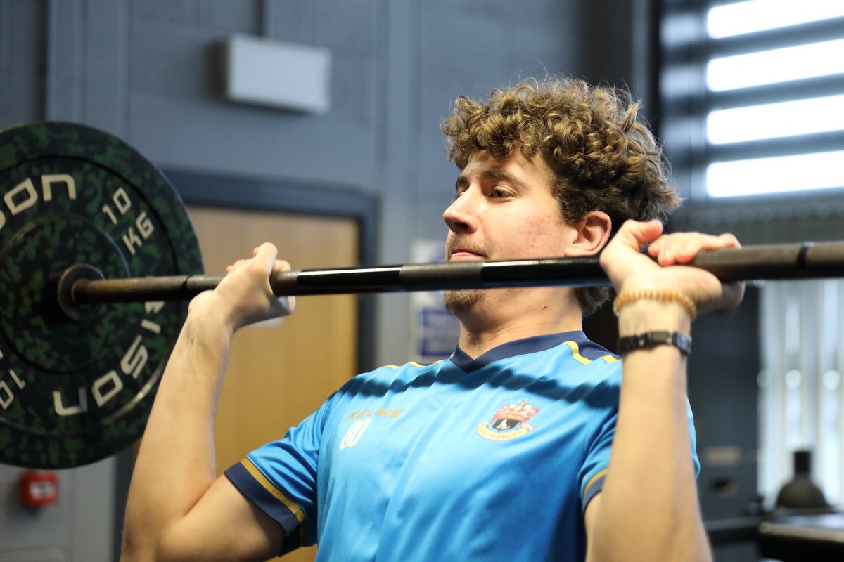 AFCSudbury's tweet photo. It might be cold outside but our 3rd year Academy Students are staying warm working on their Personal Training diplomas 👏 https://t.co/qsz8IbBaiv