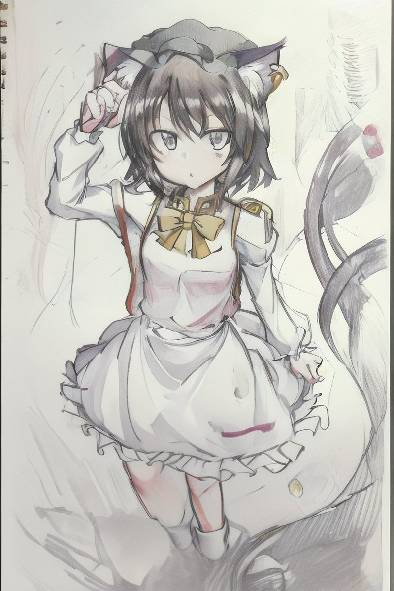 橙(東方プロジェクト) 「橙!!」|kaeshiro👑💎🔱⚜️🏆🎖️🏅🥇🥈🥉🎗️🎀のイラスト