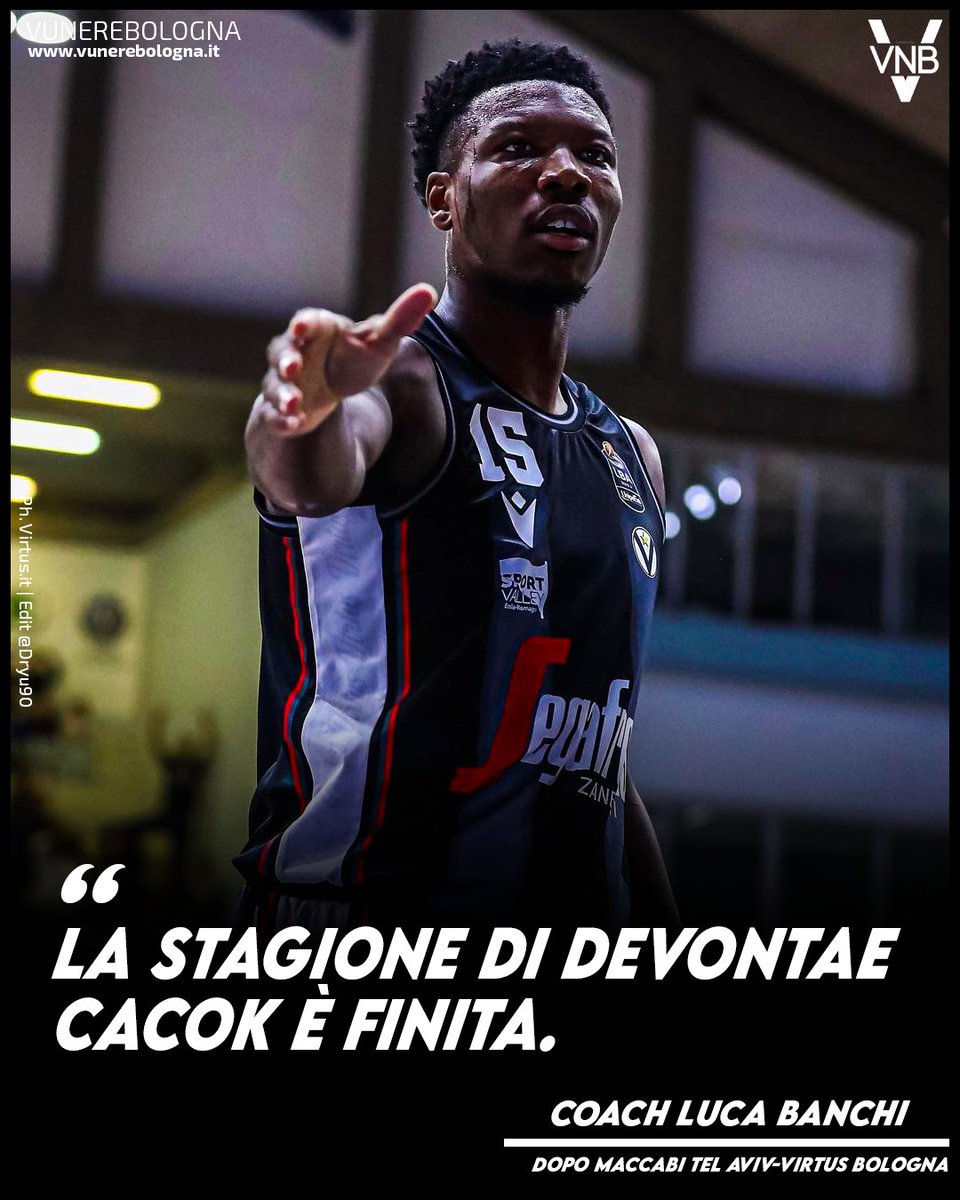 VuNereBologna's tweet photo. Ti aspettiamo, Devontae! ๐ซ๐ค๐ค
#VNB | #Virtus | #Cacok https://t.co/V6nOkUD2Yr