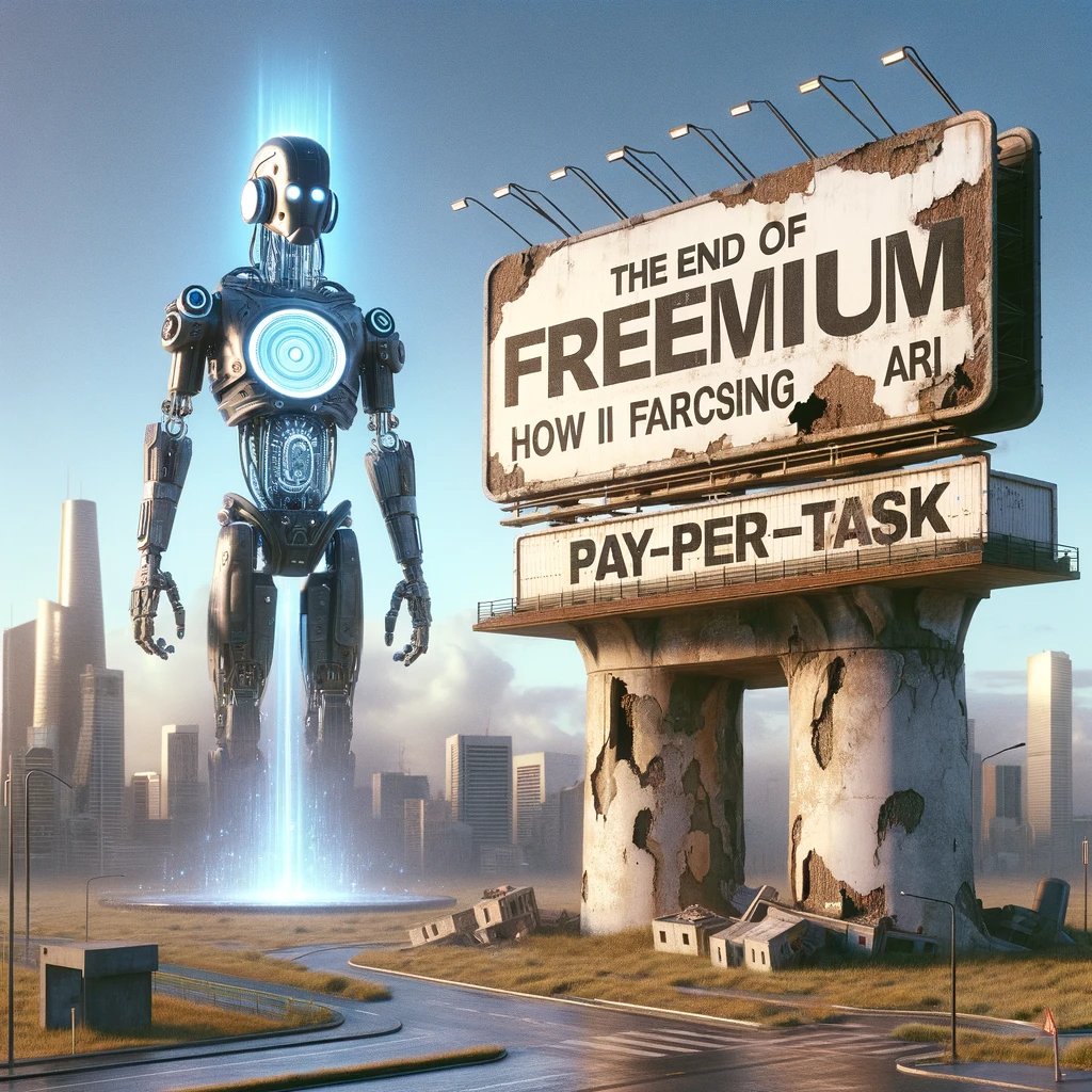 usestork's tweet photo. The End of Freemium: How AI is Forcing a Pay-Per-Task Takeover. The Tectonic Shift in Internet Business Models: From Freemium to Pay-Per-Task

https://t.co/gPMpGhJ5pa

#paypertask #FutureIsNow #ChatGPT #OpenAI https://t.co/YaC64gWpWH