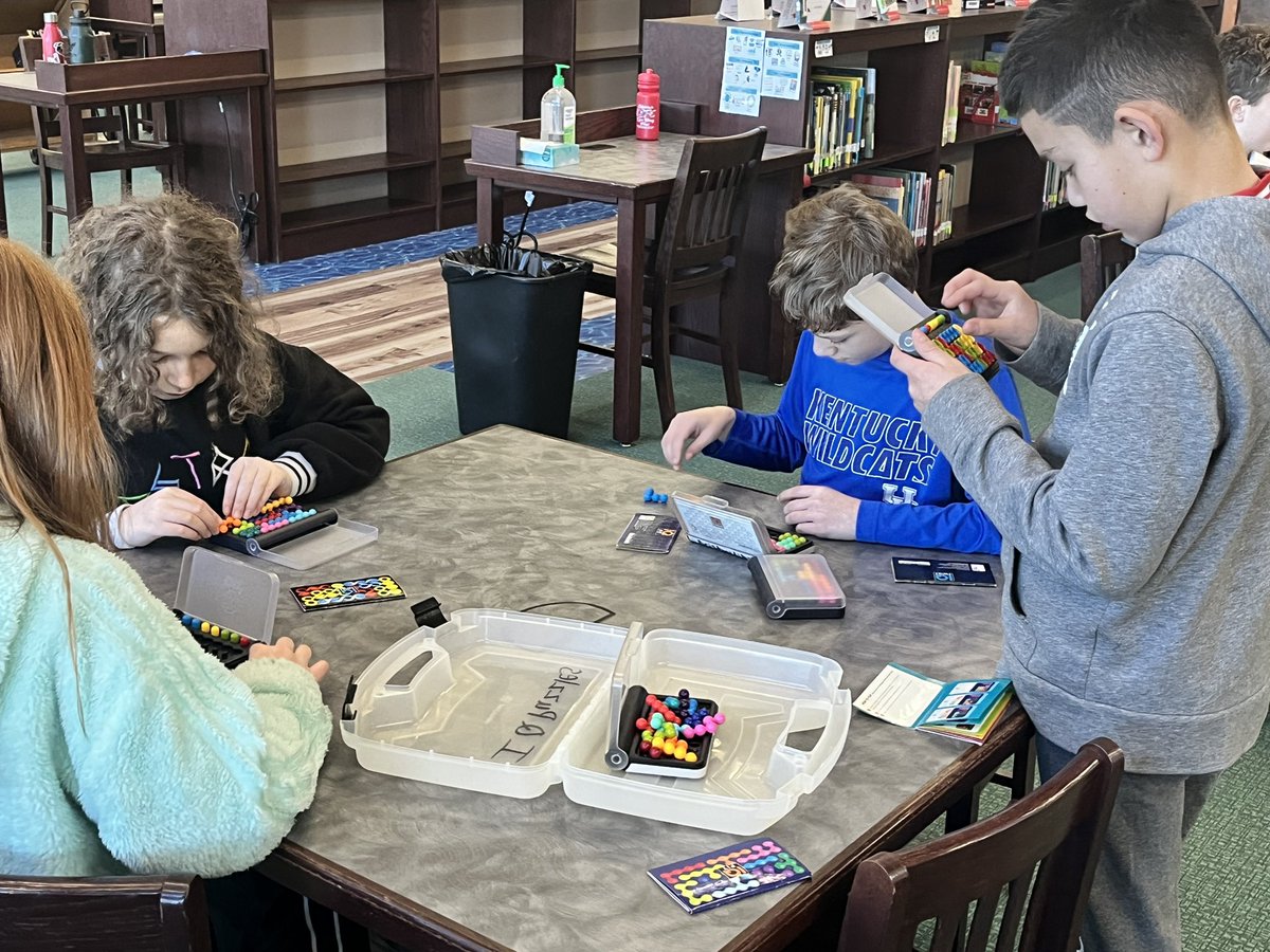 5th grade was having fun synergizing in their STEAM Stations today. <a href="/bristowelem/">Bristow Elementary</a> <a href="/TheLeaderinMe/">The Leader in Me</a>