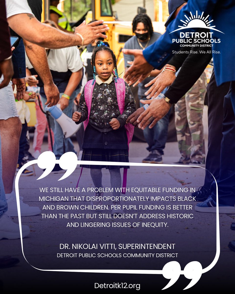 We have to consider the needs of all our students and it all comes back to equitable funding within education.

#DPC24
#DPSCD
<a href="/Dr_Vitti/">Nikolai Vitti</a>