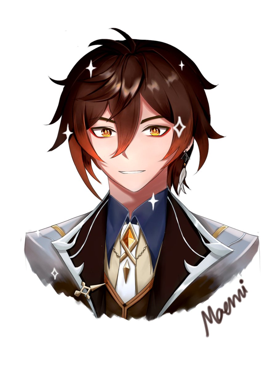 Zhongli fanart
#イラスト #digitalart #digitalpainting #zhongli #GenshinImpact #Genshinfanart #archon #geo