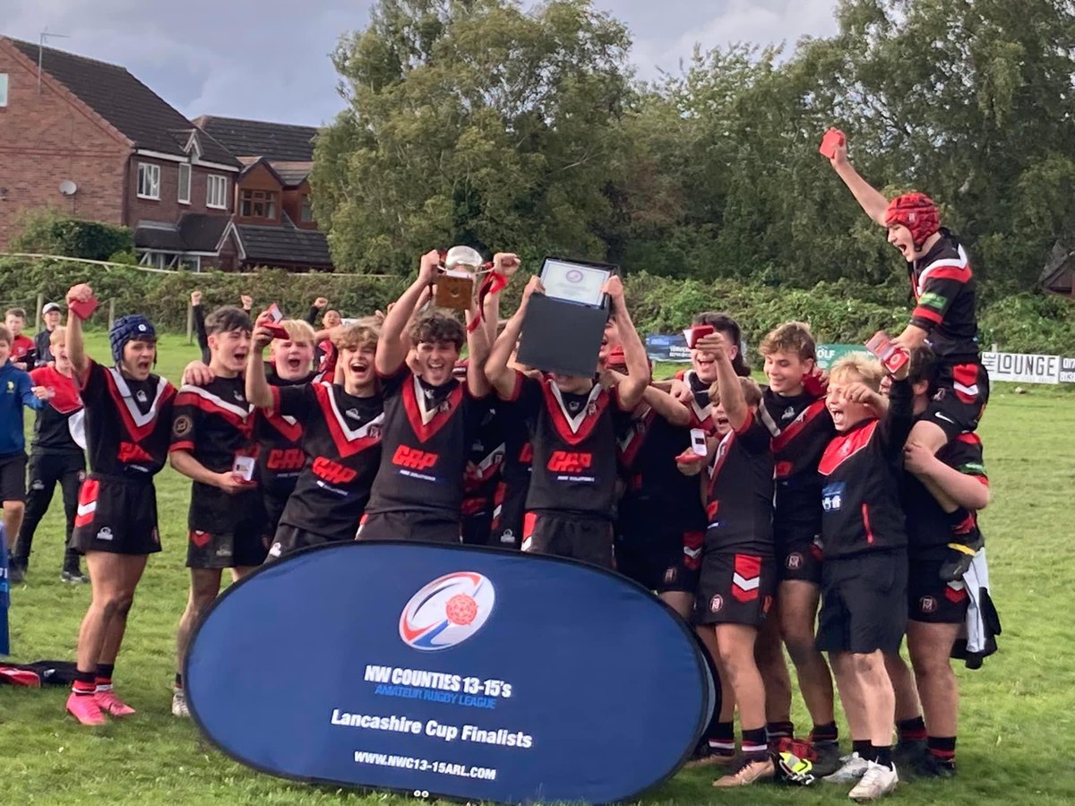 Unbelievable from our sponsors! <a href="/GAPGroupHire/">GAP Group</a> take a bow! Thank you from <a href="/ThattoU14s/">Thatto Heath U16s</a> 2023 treble winners - BARLA National Cup Champions, Lancashire Cup Champions and Northwest Counties League Champions! (who are now u15’s)