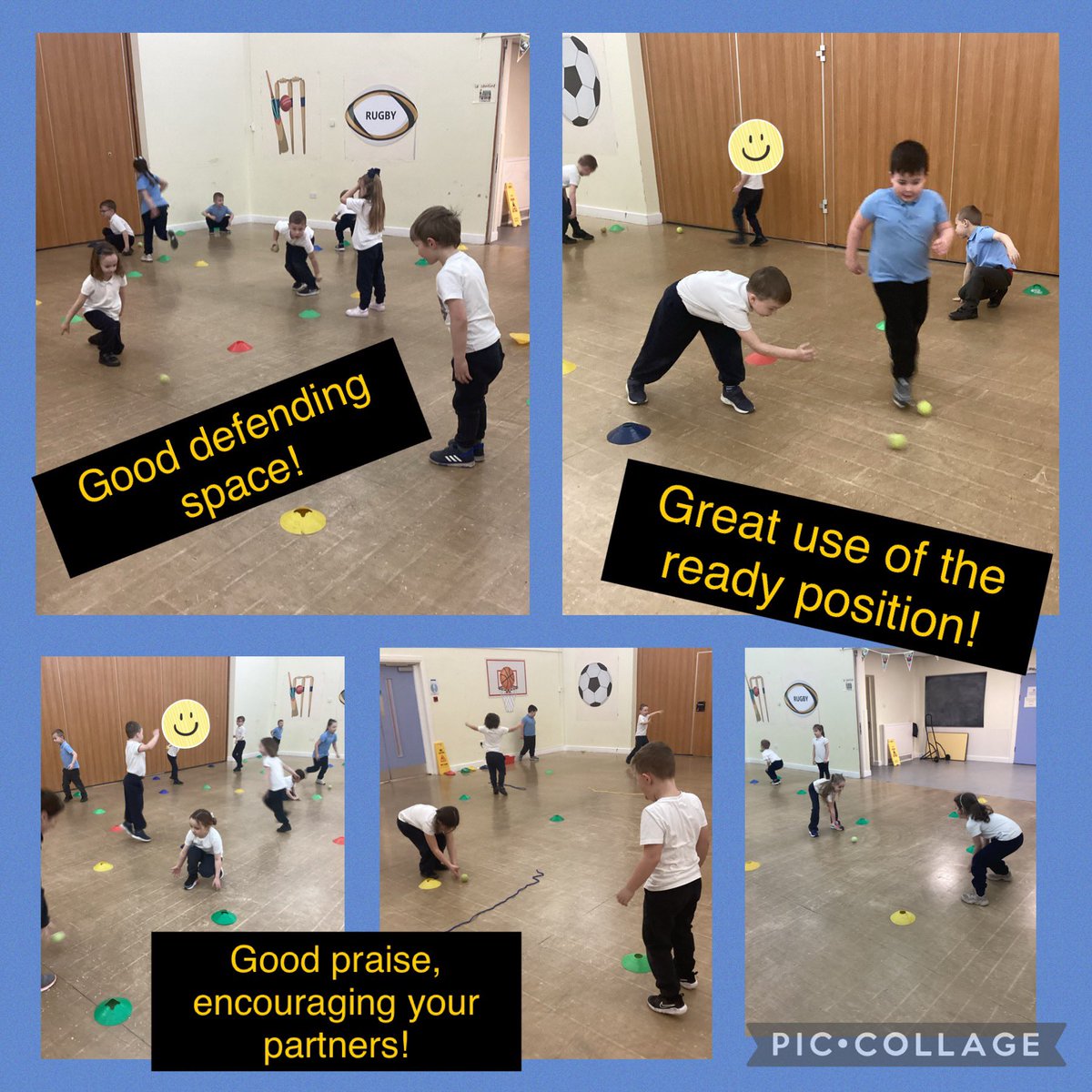 Y1StocktonWood's tweet photo. Look at us keeping fit and healthy in Year One exploring our first ‘Net and Wall’ games lesson! #StocktonWoodPE #GetSet4PE https://t.co/qNz4A3Ye3b