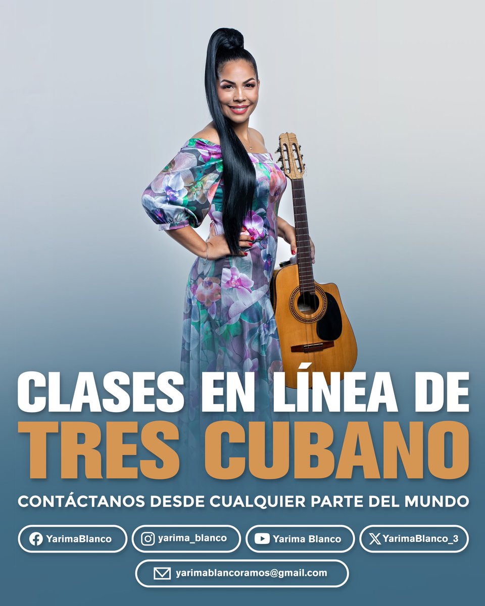 YarimaBlanco_3's tweet photo. Ya estás listo ? no te conformes con dos ,aprende a tocar el Tres 🤩🎸.
.
.
.
#clasesonline #trescubano #onlineclass #eeuu🇺🇸 #europa #guitarralesson #pamitres #músicos #musicacubana #soncubano #trova #changui #trescubanotutorial https://t.co/BnVKEy5l9Z