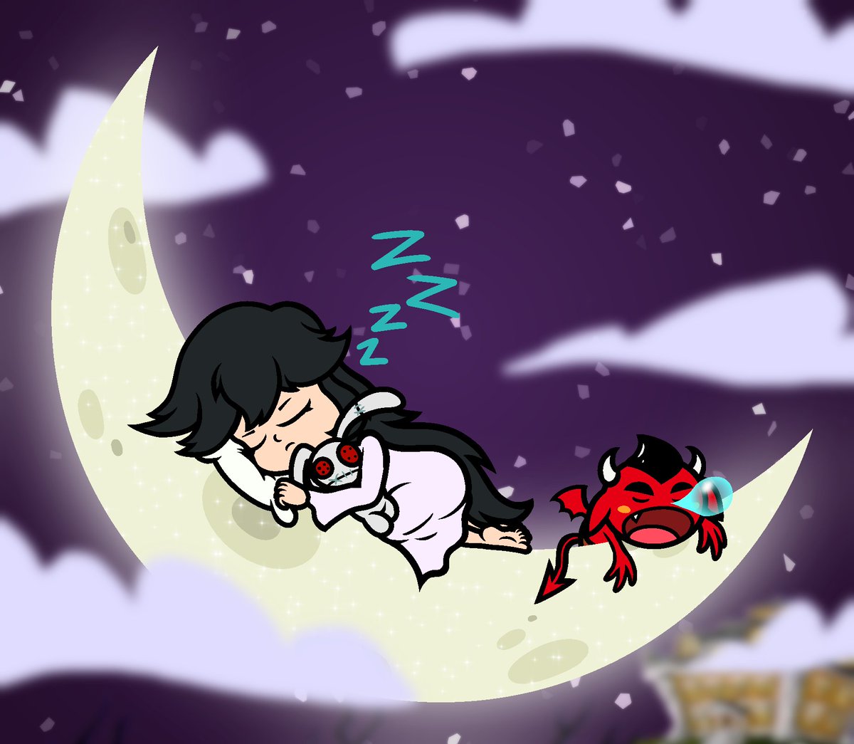 CaptainQuack64's tweet photo. Sometimes a bed just doesn't feel as snug as you'd like on some nights~ 🌙💤 https://t.co/EkDxyhfFGY