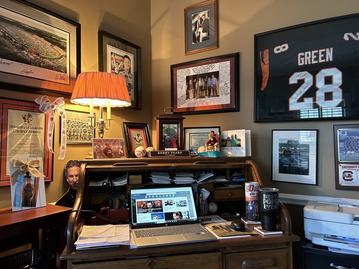 Got my home office set up and getting it done here in Darlington