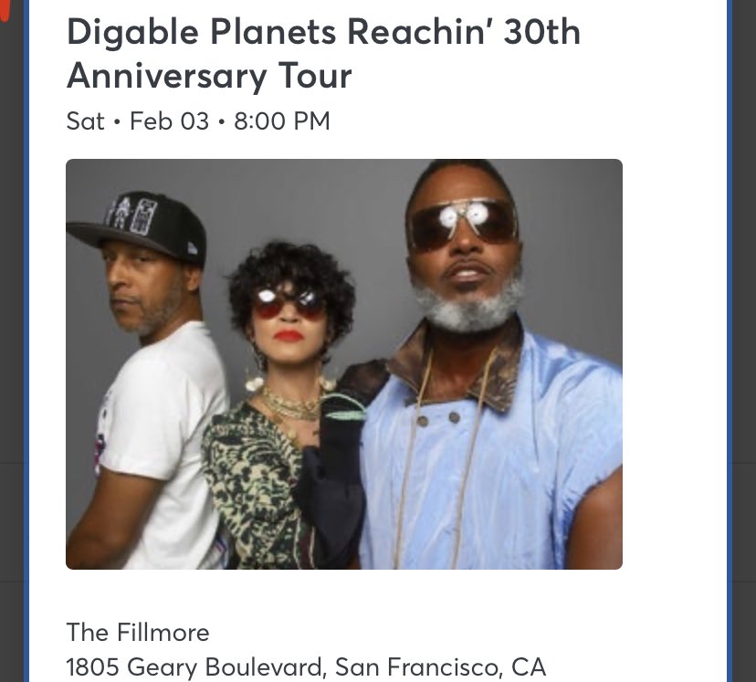 AGaggleOfKids's tweet photo. If you love your 90s R&B/ Hip Hop then you know why I’m excited to see @digableplanets coming to The Bay Area!!!
#CoolLikeDat #RebirthOfSlick https://t.co/p2T2tOs13O