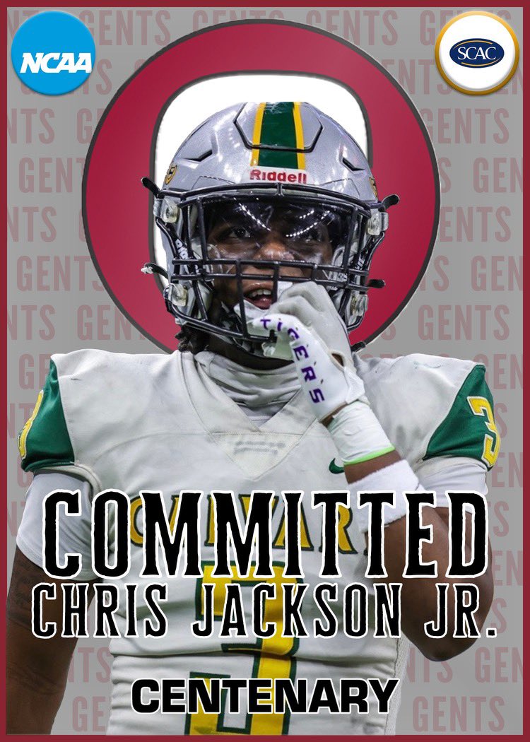 Chris Jackson (@chris3jackson) on Twitter photo HOME❤️🤍!!! First, I thank Jesus Christ for blessing me with the opportunity to play at the next level. I want to thank <a href="/CoachWudtee/">Keondre Wudtee</a> for giving me the opportunity to play for him. But with that being said I will be committing to Centenary College!!! HOME❤️🤍!!! First, I thank Jesus Christ for blessing me with the opportunity to play at the next level. I want to thank <a href="/CoachWudtee/">Keondre Wudtee</a> for giving me the opportunity to play for him. But with that being said I will be committing to Centenary College!!!