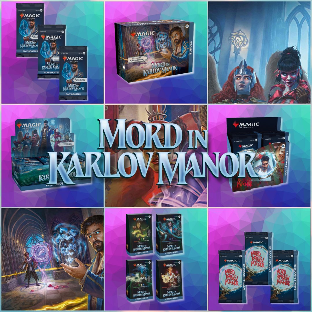 GatetotheGames's tweet photo. Ein auรergewรถhnlichster Mord braucht den besten Detektiv. Mach dich bereit, um das knifflige Rรคtsel von "Mord in Karlov Manor" zu lรถsen.
Du kannst es jetzt bei uns vorbestellen!
https://t.co/o3qoGXCjOJ
#gttg #mtg #Vorverkauf #Kellan #Kaya #KarlovManor https://t.co/BRuF7NLnT4