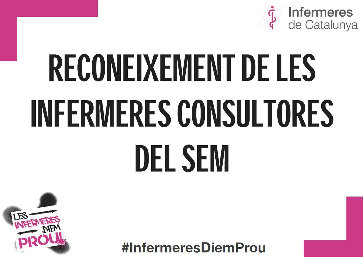 CatInfermeres's tweet photo. Perquè oferim unes cures de primera, però ens tracten com professionals de segona. 

Reconeixement de l’expertesa i responsabilitat de les infermeres consultores de la central de coordinació del @semgencat on ofereixen una atenció no presencial de qualitat. 

#infermeresdiemprou https://t.co/7ZLREFge6e