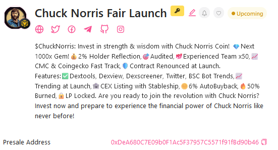 Chuck Norris (@ChuckNorrisCash) / Posts / X