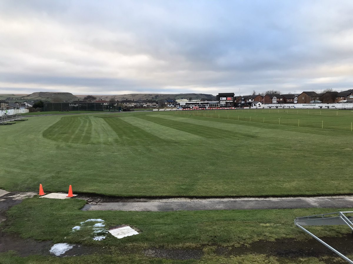 After a short period of dry(ish) weather, it was good to get away from maintenance & repair work after the pre Xmas storms and do some tidying up on the ground with @LeonBrennan2 @HaslingdenCC for the 1st time in 2024. Still hoping for a kind March to sort some issues 🏏👍