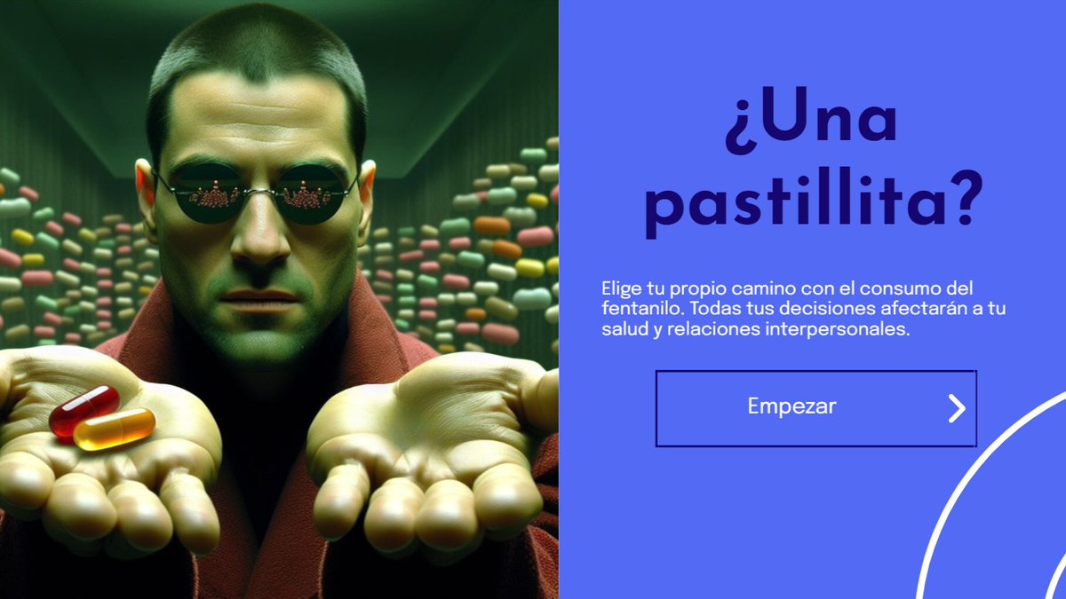 somos_UAB's tweet photo. 🎮Con tal de concienziar a la población de los peligros del fentanilo, se ha desarrollado el siguiente newsgame que simula el posible recorrido de un jóven.

En él aparecen datos y curiosidades sobre este, para que todo aquel que juegue aprenda más sobre el tema. https://t.co/EZW2yzKtbe