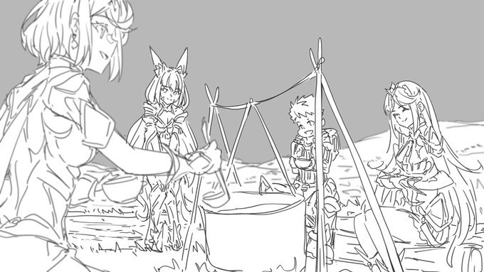 らくがき～!