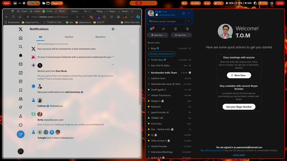 prashantjoge's tweet image. #linuxporn