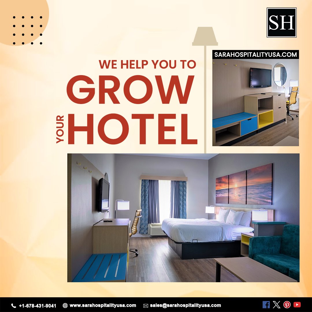 Embark on a journey of success with us! Let's elevate your hotel's presence together. 🚀✨ #HotelGrowth #SuccessPartnership

Please contact us for more details at +1-678-431-9041 or email us at sales@sarahospitalityusa.com.

#hotelfurniture #furniture #roomchairs #roomfurniture