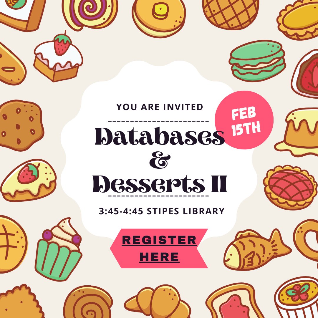 register on @eduphoria for part II of our Databases & Desserts series 🥧🍰🧁 @stipesstallions #everyoneiswelcome @IrvingLibraries @IrvingISD didn't make it to the 1st class⁉️ NO problem irving.schoolobjects.com//wshop/default… #Desserts #TeacherTwitter #SaveTheDate