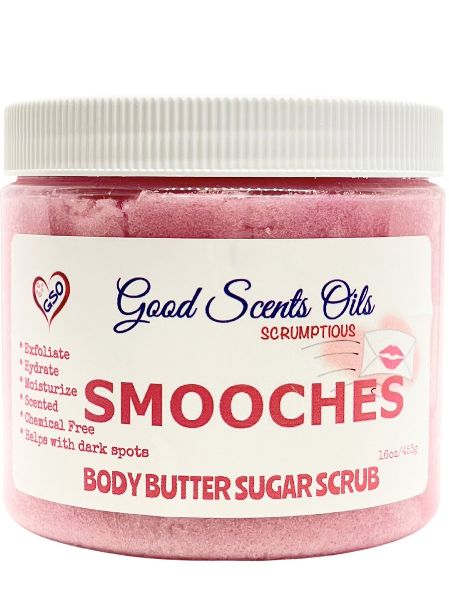 goodscentsoils's tweet photo. SMOOCHES BODY SCRUBS by @goodscentsoils 

🩷 Smells sweet as a laffy taffy 
🩷 Feels amazing 

Available online and in-store!  See Profile 👆🏽

#GSO #GoodScentsOils #Smooches #BodyScrubs #SugarScrubs #SkinCare #BathAndBody #SKIN #BODY #Hydrate #Moisturize #Exfoliate https://t.co/kVsDefOYzz