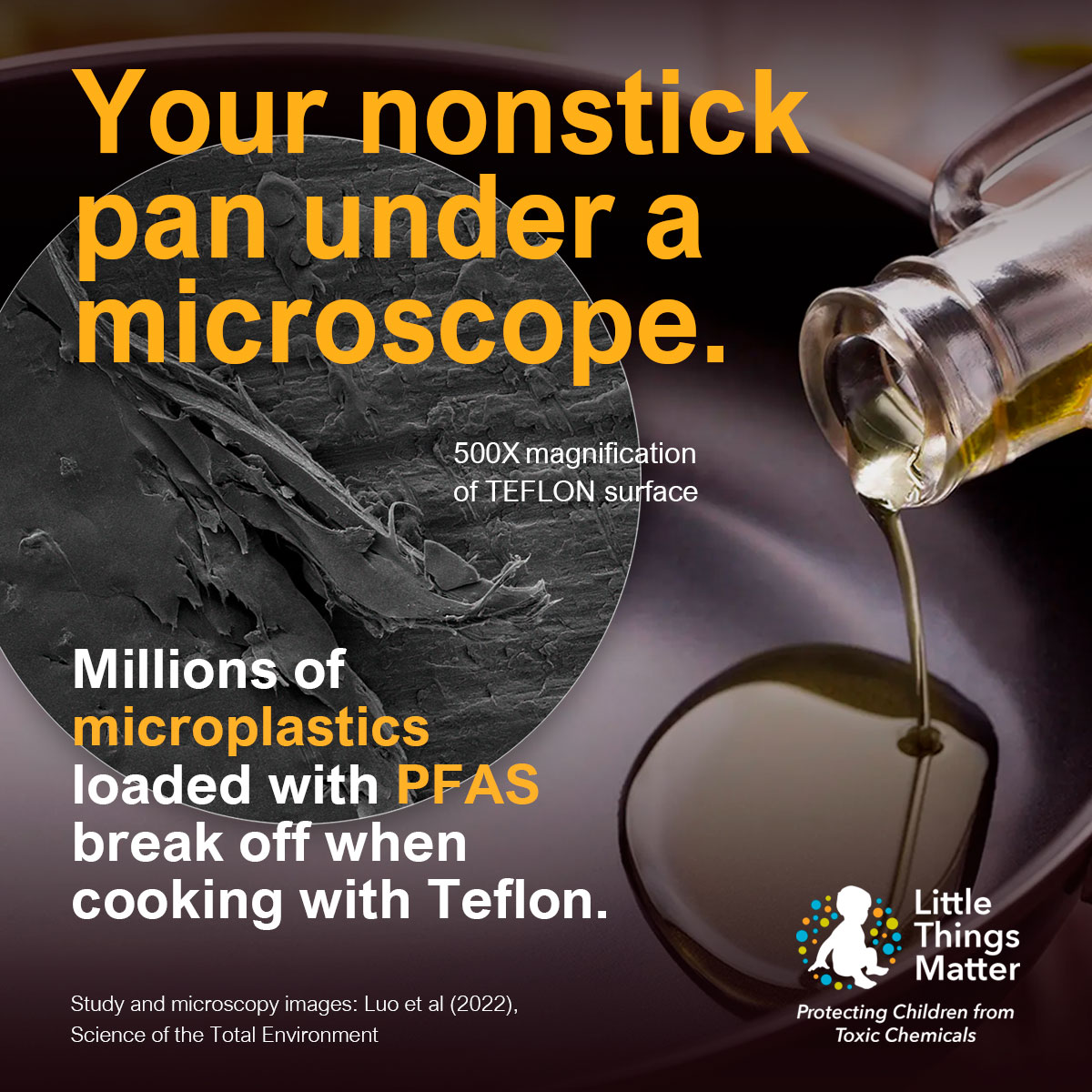 Your Teflon pan 🍳 sheds millions of microplastics loaded with PFAS during cooking – even brand new! 

Groundbreaking @UON_research <a href="/CentreGcer/">Global Centre for Environmental Remediation (GCER)</a> discovered hidden hazards in Teflon pans used by families around the world. 🥴

Read the full study here: bit.ly/4aLqTAm