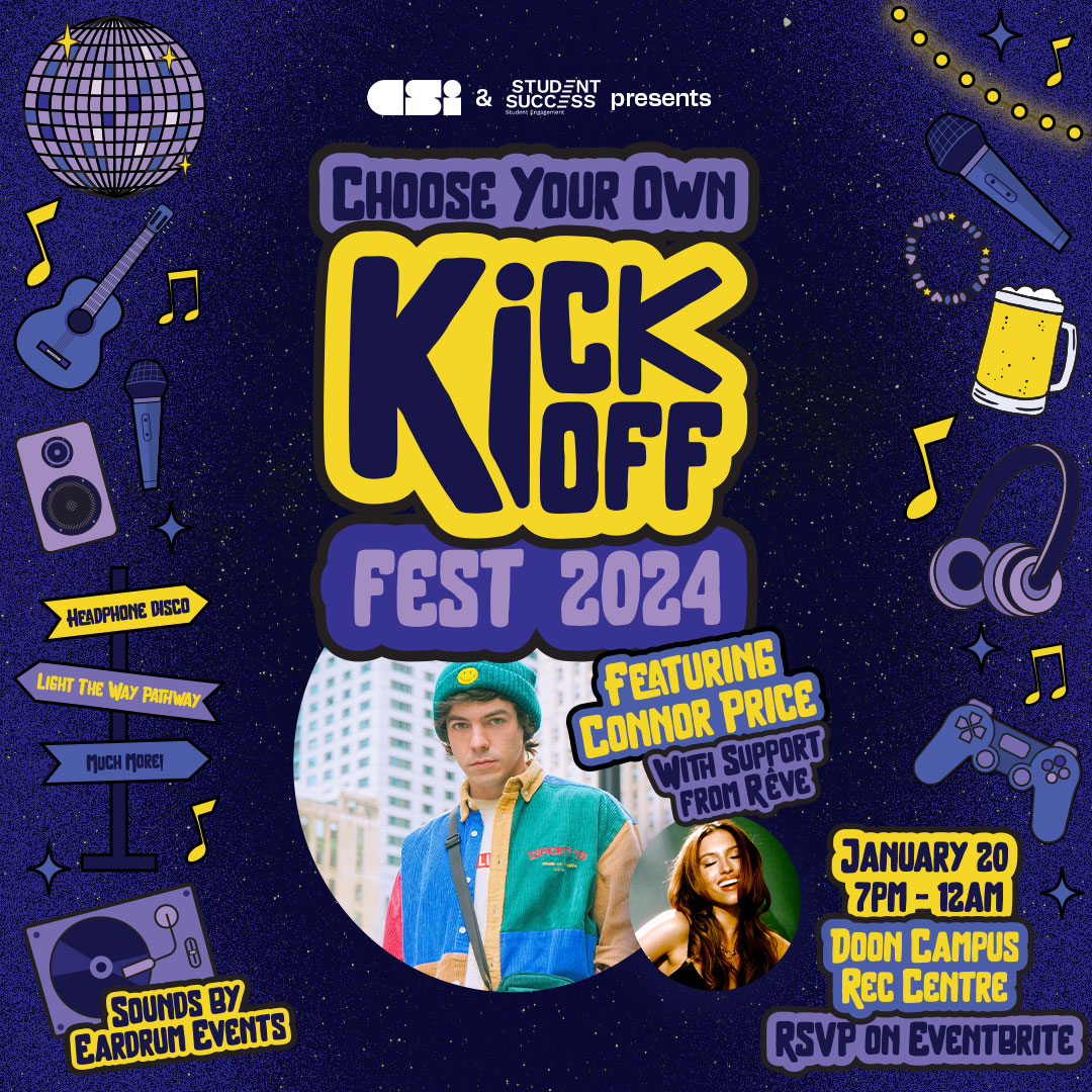 CSI and Student Engagement have teamed up to bring you a mind-blowing concert extravaganza featuring the incredible talents of Canadas own Connor Price and Reve!

Dont miss out! Grab you tickets below! 

🎟️ ow.ly/Mpa550Qq0ob 🎟️

@conestogastudentengagement