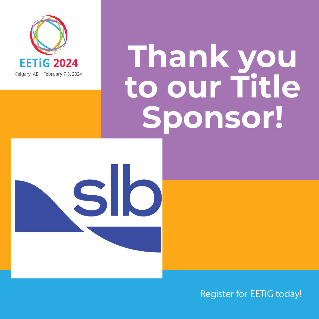 CEGAssociation's tweet image. Thank you to our returning EETiG Title Sponsor, SLB! We greatly appreciate the support! Click the link to register for EETIG today! ow.ly/WYsV50Q8zh0
