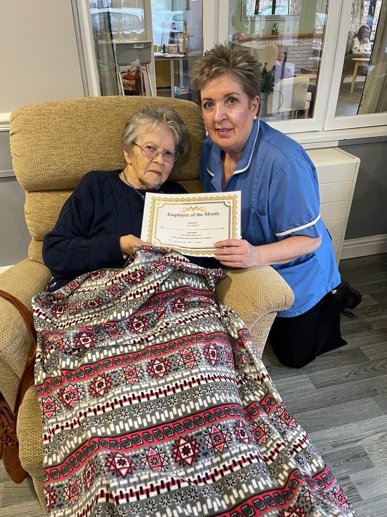 RHHealthcare's tweet photo. A big well done to Kate Groden who was presented with our Star Award by our Dear Jose. Kate is a loyal and dedicated member of our team - a big thank you for us all! https://t.co/LztM8q6X5O