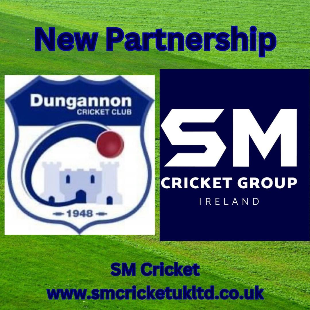 SMCricketIre's tweet photo. Announcing our new partnership with Dungannon Cricket Club
Delighted to welcome the Club onboard & to supplying them with playing kit for the 2024 season & beyond as they re-establish themselves in the @NCU_News
Good luck 🏏
#smcricketfamily #partnership #playingkit #teamwear https://t.co/VpCjQ5sBgV