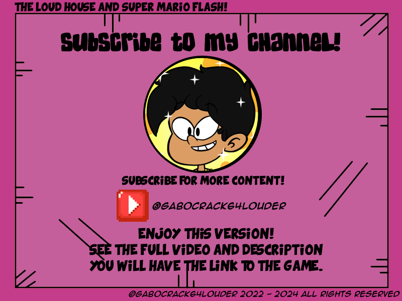 gabocrack64's tweet photo. 🧡💜NEW VERSION!💜🧡

- News and Changes!🌟✨👍✨🌟

 Video: https://t.co/zPUfIuPkDE
#theloudhousefandom #ronniecoln #supermariobros #supermarioflash #mariobros #fanmade #fangame #mod #gabocrack64 #gabocrack64louder #indev https://t.co/nVacqXYFcf