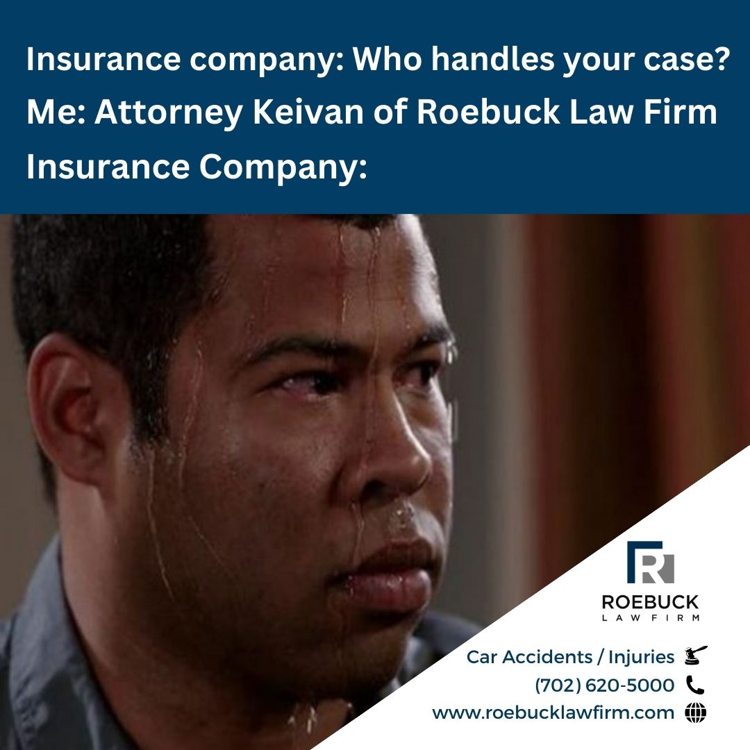 We turn the insurance company's 'denied claims' into 'definitely paying up'! 💪

DISCLAIMER: Past results do not warrant, predict, or guarantee future results.

#insuranceclaim #settlementcheck #roebucklawfirm #caraccident #personalinjurylawyer #lasvegas #nevada #funny #joke