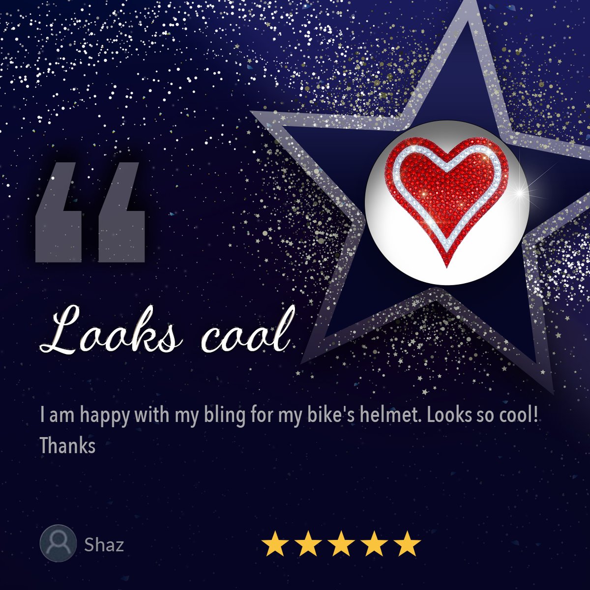 SparkleRider's tweet image. Shaz' helmet looks so cool with her new red heart bling decal. ❤️

Visit sparklerider.com/decals

#sparklerider #helmetsticker #redheart #helmetdecal #helmetbling #ladieswhoride #bikergirl #ilovemotorcycles