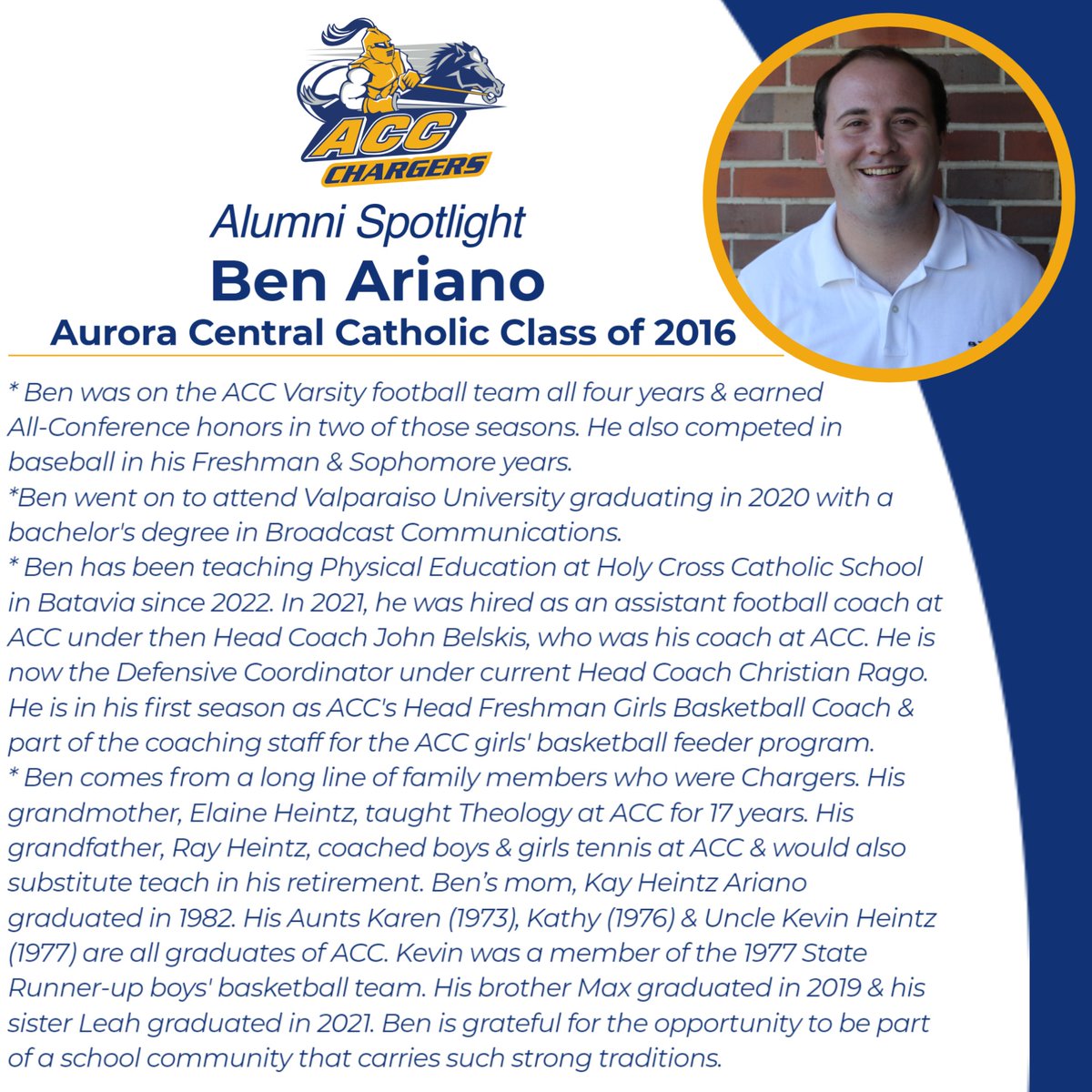 Aurora Central Catholic High School tweet media