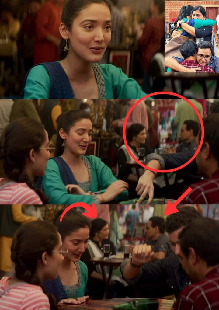 rajendrokumar's tweet image. খেয়াল করেছেন কি? 

রিয়াল লাইফের মনোজ কুমার শর্মা ও শ্রদ্ধা জোশি 12th Fail মুভির এই সিনে উপস্থিত ছিলেন। 😱

#12thFail #VikrantMass #hindimovie2024 #12failmovie