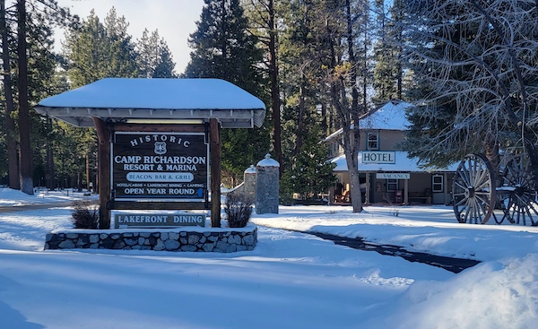SouthTahoeNow's tweet photo. New concessionaire at #CampRichardson shares some plans for the historic 100-year-old #LakeTahoe resort. Remodeling of rooms &amp; cabins, improving parking, ingress and egress, new restaurant, and more. #ExplorUS manages other historic and forest properties. https://t.co/n8cZ3FiUz2 https://t.co/BKb0Azx1j3