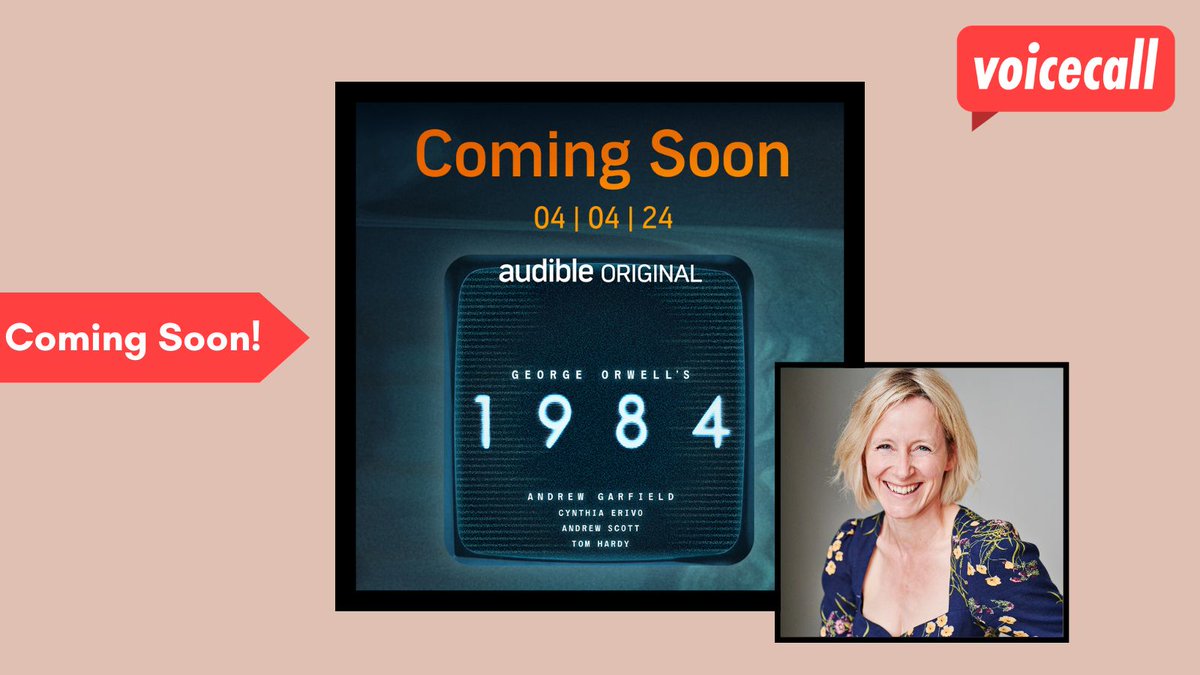 Big Brother is waiting for you. #audibleoriginal #GeorgeOrwell #1984 @LitRedCorvette