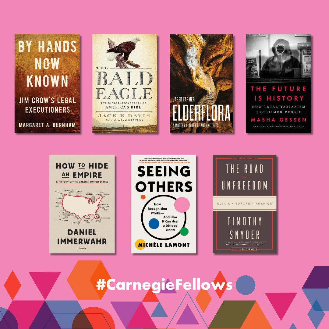 📚Looking to start your 2024 reading list?
Here's a selection of notable books in the humanities and social sciences from exceptional scholars, authors, journalists, and public intellectuals. #CarnegieFellows
👉carnegie.io/3HiqOqp