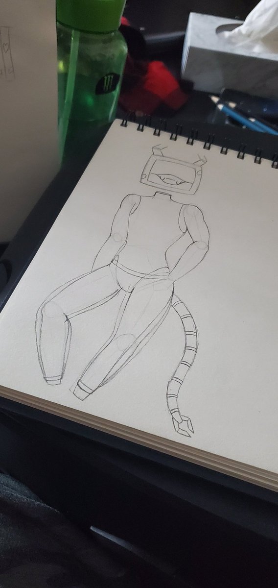 PastelTVDraws's tweet photo. It's a start, not fully sure where I plan to go with them but I'm sure one I add more stuff they will look as cool as they do in my head. :p
#ocinprogress #progressart #oc #originalcharacter #tvheadoc https://t.co/wKkJ3hDRcS