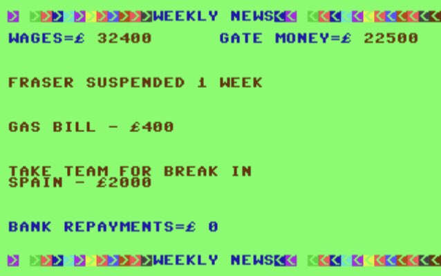 utd16bit's tweet photo. The Boss (C64) 1984
Publisher: Peaksoft
Programmer: Harry Whitehouse
#C64 #Soccer #football #retro #retrogame #TheBoss #FootballManager #SoccerBoss  #Commodore64 https://t.co/FoqSpciPTA