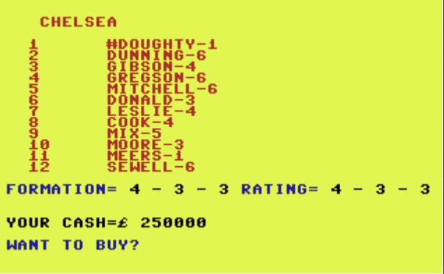 utd16bit's tweet photo. The Boss (C64) 1984
Publisher: Peaksoft
Programmer: Harry Whitehouse
#C64 #Soccer #football #retro #retrogame #TheBoss #FootballManager #SoccerBoss  #Commodore64 https://t.co/FoqSpciPTA