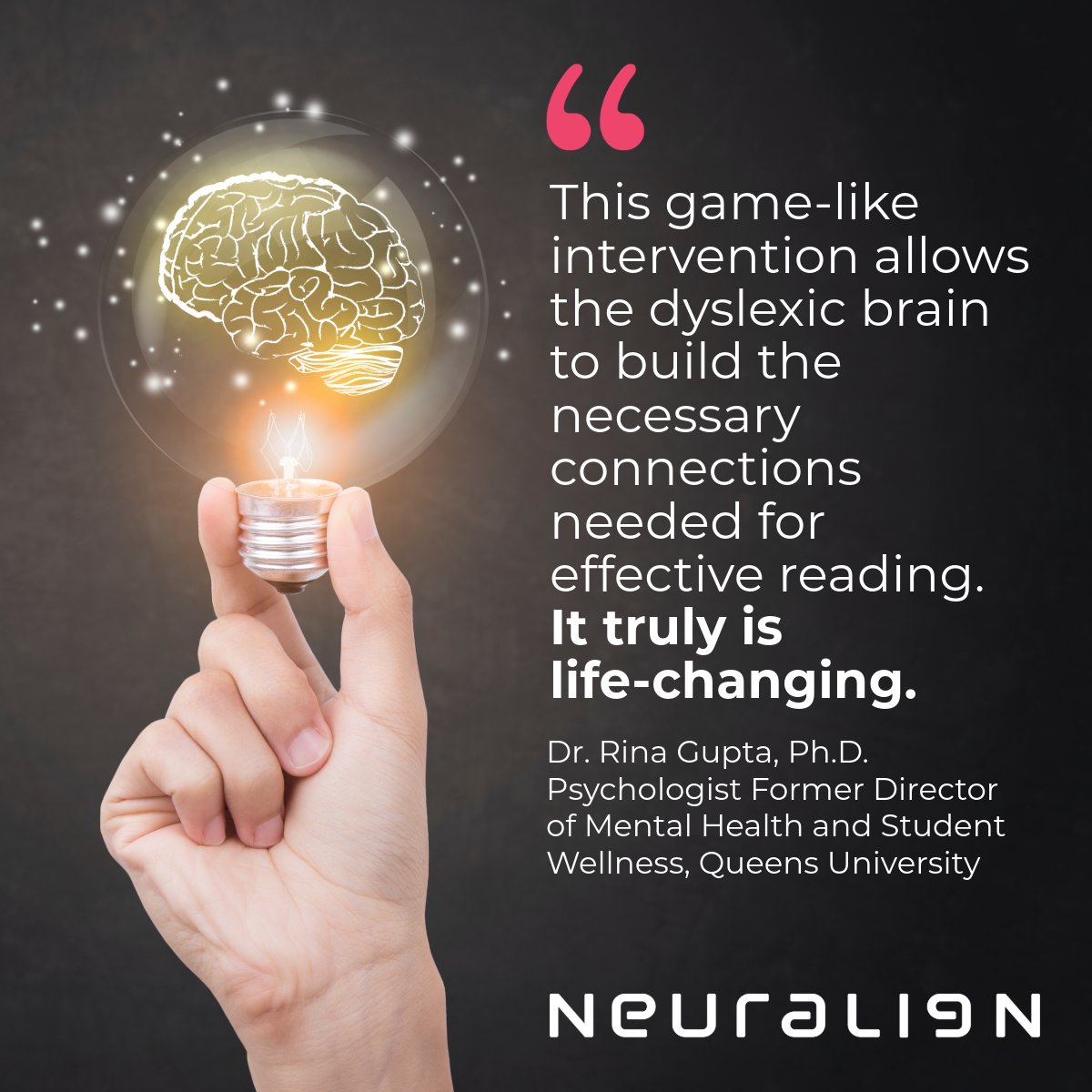 Neuralign is trusted by psychologists worldwide as a breakthrough #dyslexia intervention.

Find out more >> neuralign.org

#getneuraligned #dyslexiaintervention #neurodiversity  #readingskills #dyslexiaawareness #enjoyreading #dyslexicthinking