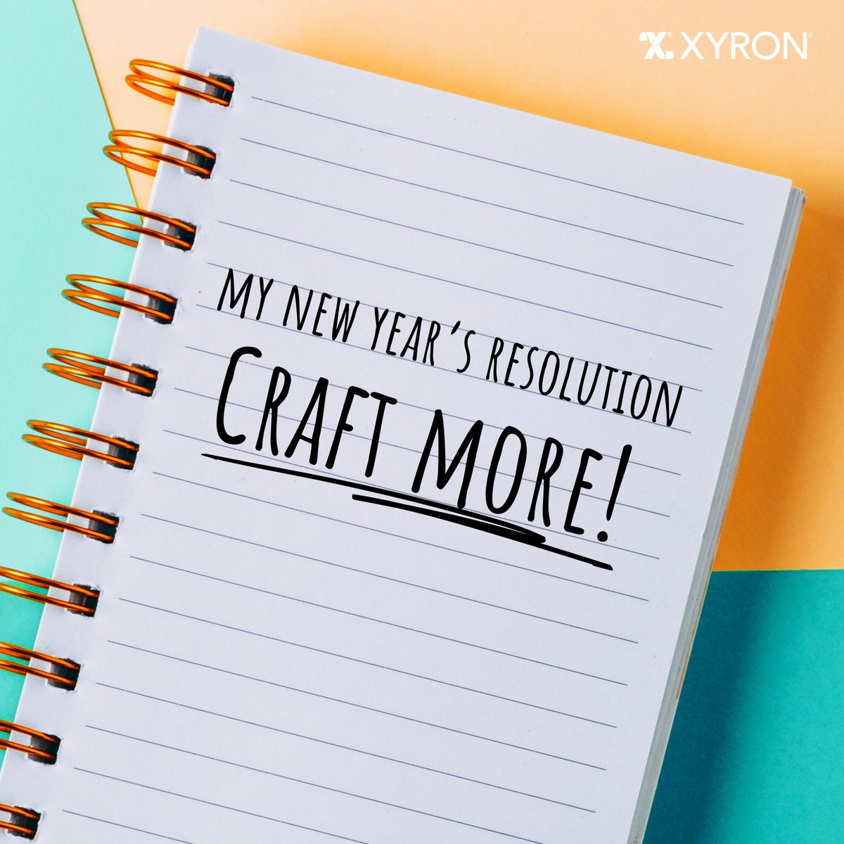 We can get on board with that. 

#craftwithxyron #xyron #crafts #crafter #newyearsresolutions #craftersgonnacraft #happycrafting #craftingtime