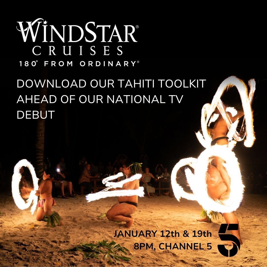 UkWindstar's tweet photo. To enhance your knowledge of Windstar &amp; Tahiti before Cruising with Susan Calman, we have resources for you and your clients. Download our Windstar flyers  to learn more - https://t.co/T2DaNnbOTr . Don't miss the show on January 12th &amp; 19th, 2024 at 8pm on Channel 5. https://t.co/5pDgt49yeX
