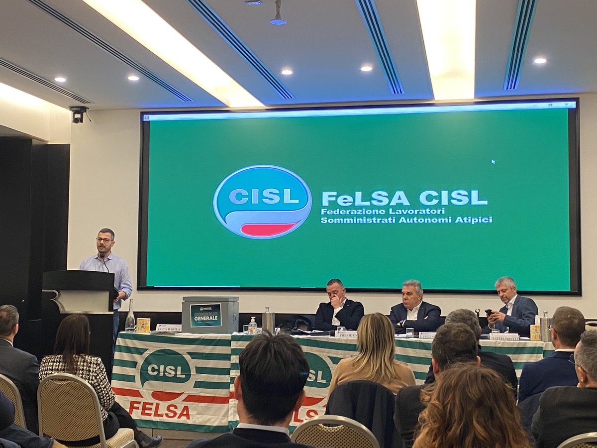 Congratulazioni a <a href="/daniel_zanda/">Daniel Zanda</a> nuovo segretario generale Felsa CISL!