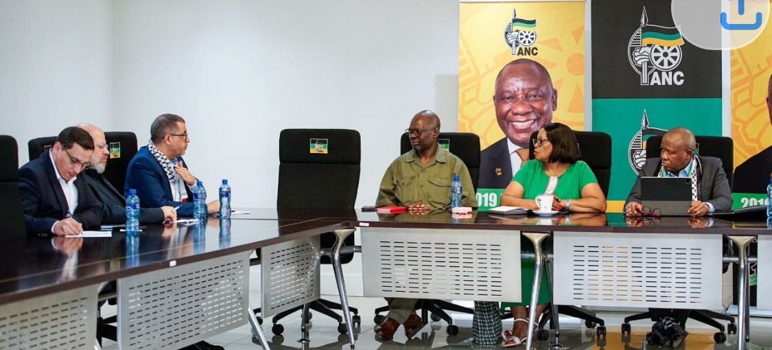 A reminder that South African officials met with Hamas as part of a solidarity event in DECEMBER. Hamas were also invited to lay flowers at Nelson Mandela’s grave. Two months AFTER the terrorists butchered their way through Israel. South Africa has *zero* moral high ground. Zero.