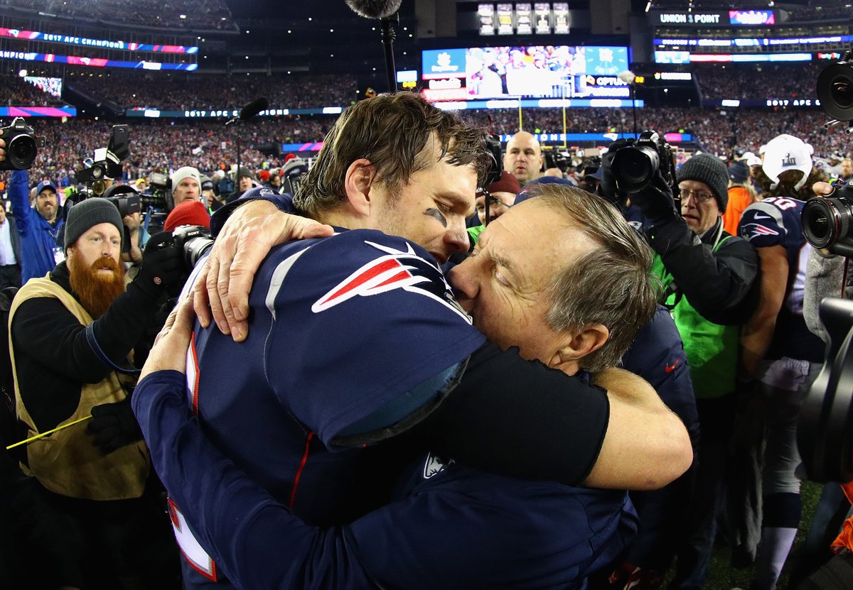 brgridiron's tweet photo. Belichick's record:

• With Brady (249-75)
• Without Brady (84-103) https://t.co/Y1fn9RXuzX