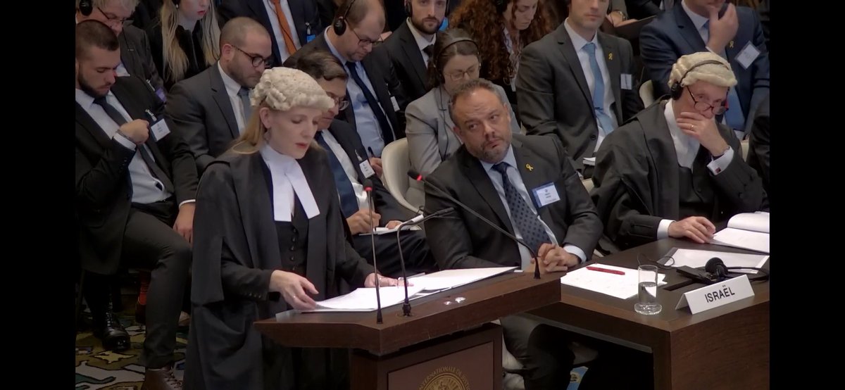4noura's tweet photo. Thank u Blinne Ní Ghrálaigh for your powerful intervention &amp; lifting the words of Palestinians themselves

It was particularly satisfying to witness the Israel team listening to you intently

&amp; 2 know the whole world was watching. I doubt the #ICJ has ever been this popular #Gaza https://t.co/8DlNpkJDhi