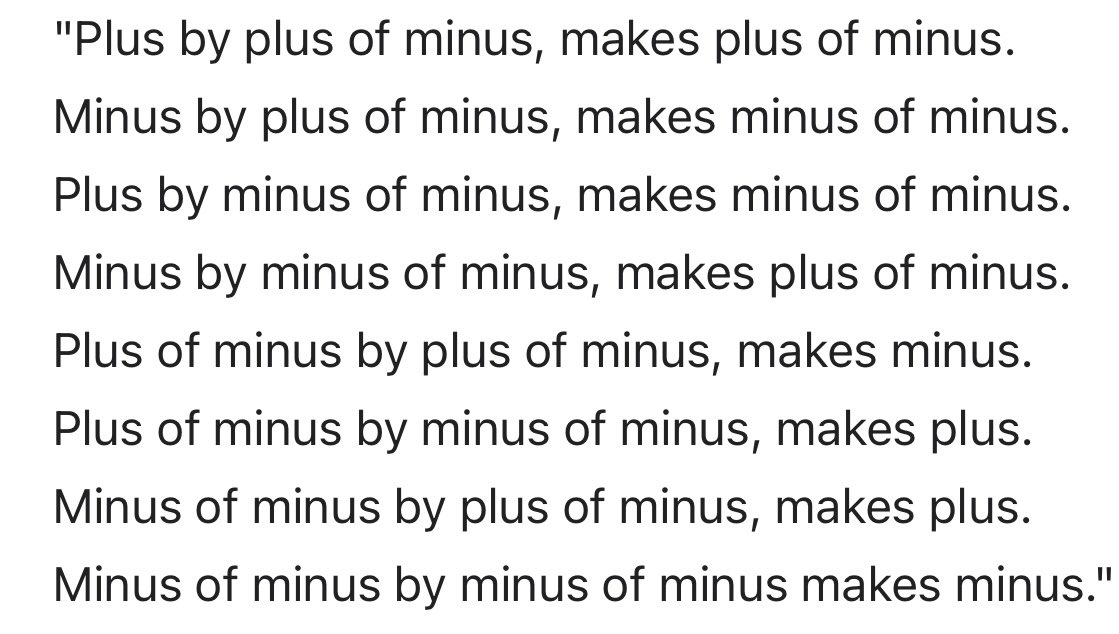 KristoferBj's tweet photo. In 1572, Rafael Bombelli published L’Algebra Opera. There he outlined the algebra of complex numbers and used “plus of minus” and “minus of minus” to refer to what is now usually labeled i and -i. https://t.co/ijYERIMwPl https://t.co/xHqLqKQmEQ