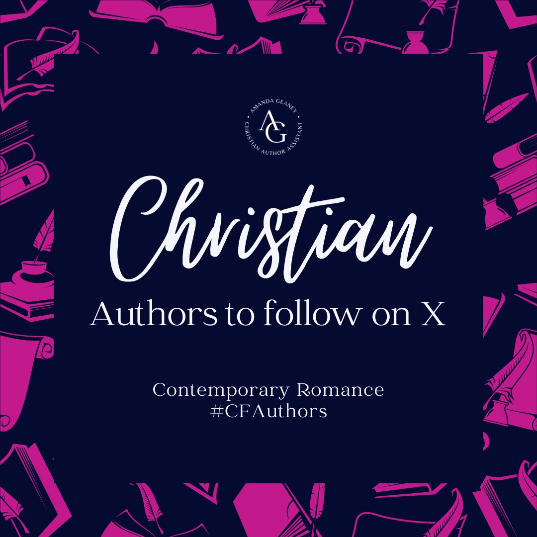 AmandaGeaney's tweet image. 🌹 For those who cherish heartwarming tales of love and faith, here are 12 Christian romance authors to follow: 

@JillLynnAuthor 
@beckywadewriter
@PatNichols16 
@JillWeatherholt 
@CarlaRossiWrite 
@laura_ashwood 
@Gr8tReads 
@AnnetteMIrby 
@NarelleAtkins 
@carolgstratton…