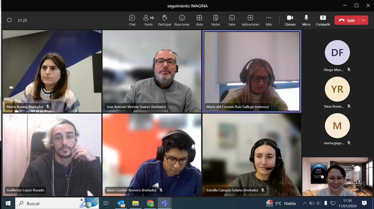 AndAerospace's tweet photo. Hoy hemos tenido una reunión de seguimiento del #proyecto #IMAGINA con los socios que participan
@CTengineers ,
@titania_aero , #Solarmems. Para saber más sobre este proyecto -> https://t.co/taDtuwSn5y… #AEIMAGINA https://t.co/jfFQtkQWKM
